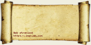 Nina Jakšić vizit kartica